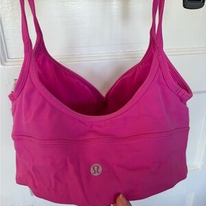 lululemon athletica Vibrant Pink Sports Bra